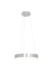 Licht-Erlebnisse Pendelleuchte EEK E Ø 48 x (T)160 cm in Silber Weiß