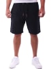 RESLAD Baumwollhose Freizeithose kurz in schwarz