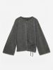Vero Moda Strickjacke in Dark Grey Melange