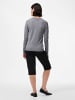 Pieces Strickjacke in Medium Grey Melange