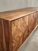 KADIMA DESIGN Massivholz Sideboard Sheesham, 123x70x45 cm, Industrial-Design