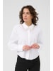 Kaffe Langarm-Hemd KAroxanne Loose fit in Optical White