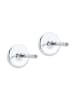 Elli Ohrringe 925 Sterling Silber Fussball in Schwarz
