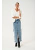 Kaffe Denimrock KAdoriana Regular fit in Washed Blue Denim