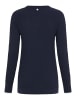 Tamaris Strickpullover in navy-weiß