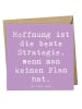 Mr. & Mrs. Panda Klappkarte Spruch Hoffnung Strategie mit Spruch in Lavendeltraum
