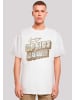 F4NT4STIC Oversize T-Shirt Stranger Things Greetings From Upside Down in weiß