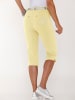 Sieh an! Capri-Jeans in vanillegelb