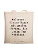 Mr. & Mrs. Panda Umhängetasche Spruch Malteser Herz mit Spruch in Creme