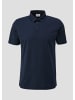 s.Oliver BLACK LABEL Polo-Shirt kurzarm in Blau