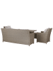 Beliani 6-tlg Gartentisch Set FONTI in /Grau/Beige