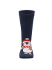 ewers 2er-Set Socken Xmas Pinguin/Zuckerstangen in blau