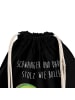 Mr. & Mrs. Panda Stoffbeutel Avocado Schwangerschaft mit Spruch in Schwarz