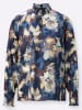 creation L Bluse mit Stehkragen in marine-champagner-bedruckt