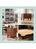 relaxdays 4 x Lenkrollen in Schwarz/ Orange - 75 mm