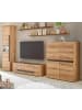 Furn.Design Wohnwand Evoke Eiche, grau, Schrankwand Set 5-teilig Breite 350 cm