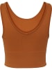 Hummel Hummel Top Hmlmt Yoga Damen Schnelltrocknend Nahtlosen in MOCHA BISQUE