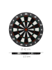 relaxdays Dartscheibe Softdarts in Schwarz/Weiß - Ø42 cm