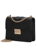 Seidenfelt Roros - Schultertasche 21 cm (soft cream) in schwarz gold