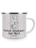 Mr. & Mrs. Panda Tasse Panda Bester Großonkel der Welt mit Spruch in Grau Pastell