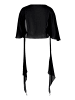 Vera Mont Chiffonstola mit Volant in Schwarz