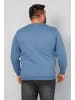 Men Plus Sweatshirt in rauchblau