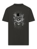F4NT4STIC Oversize T-Shirt Guns 'N' Roses Skull and Pistols in schwarz