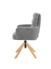DUBI Möbel 2er-Set: Bürostuhl Mika-Tesa in Grau - (B)59 x (H)95 x  (T)66 cm