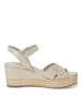 Tamaris Espadrilles Sandalen in Beige