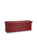 relaxdays Faltbare Sitzbank in Dunkelrot - (B)114 x (H)38 x (T)38 cm