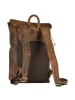 Greenburry Vintage Retro Rucksack Leder 42 cm in braun