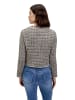 Betty Barclay Blazer-Jacke mit Fransen in Schwarz/Beige