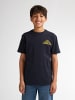 Petrol Industries Rückenprint T-Shirt Große Teilung in Blau