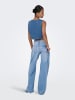 ONLY Jeans mit weitem Bein in Light Blue Denim