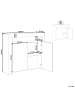 Beliani Sideboard COVINA in Weiß - (W) 108 x (H) 97 x (L) 35 cm