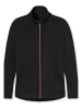 Schiesser Sweatjacke Mix & Relax in Schwarz