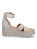 Tamaris Plateau Sandalette in Taupe