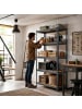 relaxdays Schwerlastregal "5 Ebenen" in Anthrazit - (B)75 x (H)150 x (T)30 cm