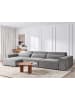 Beliani Modulsofa HELLNAR in Grau - (W) 364 x (H) 70 x (L) 176 cm rechtsseitig