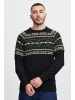 BLEND Strickpullover BHNilas XMAS in Nachtschwarz