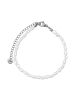 Steel_Art Perlenarmband für Damen Maila silberfarben poliert in silberfarben poliert