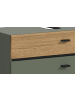 Inn.Furn Badmöbel-Set grün, Evoke Eiche 2-teilig 75 cm, Badkombination in modernem Design