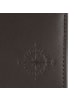 oxmox Leather Geldbörse RFID Schutz Leder 12 cm in braun-windrose 2.0