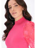 faina Women Dress in fuchsia