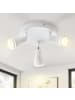 ZMH Deckenleuchte in weiß 3-flammig GU10 moderne Deckenspots Max.25W