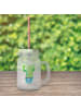 Mr. & Mrs. Panda Trinkglas Mason Jar Kaktus Happy ohne Spruch in Transparent