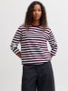 JJXX Langarm-T-Shirt in Winetasting
