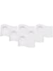 Villeroy & Boch 6er Set Café au Lait Unterteller NewWave Caffè in Weiß 22 x 17 cm
