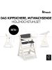 Hauck Beta Plus White 5-tlg. Newborn Set - Hochstuhl in weiss,beige