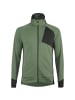 Löffler Rollkragen M ZIP-HOODY TECH-MERINO in Grün2067